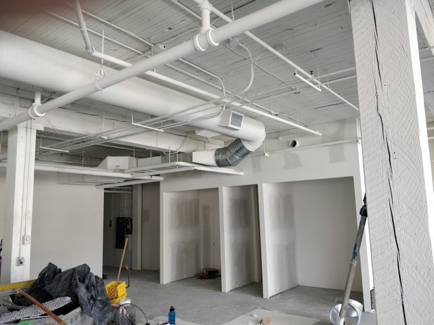 Commercial interior under construction