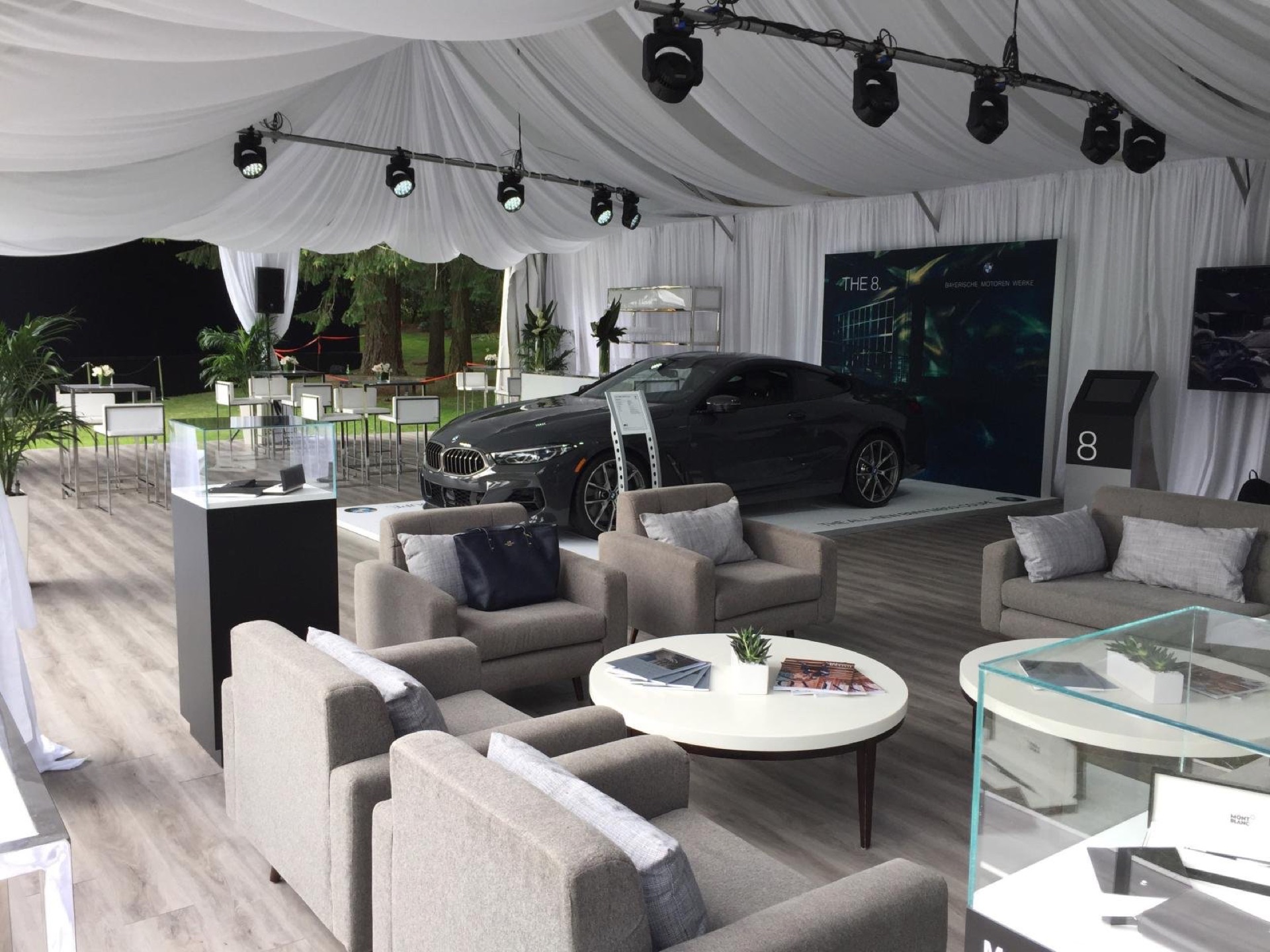 Luxury vinyl plank — BMW booth