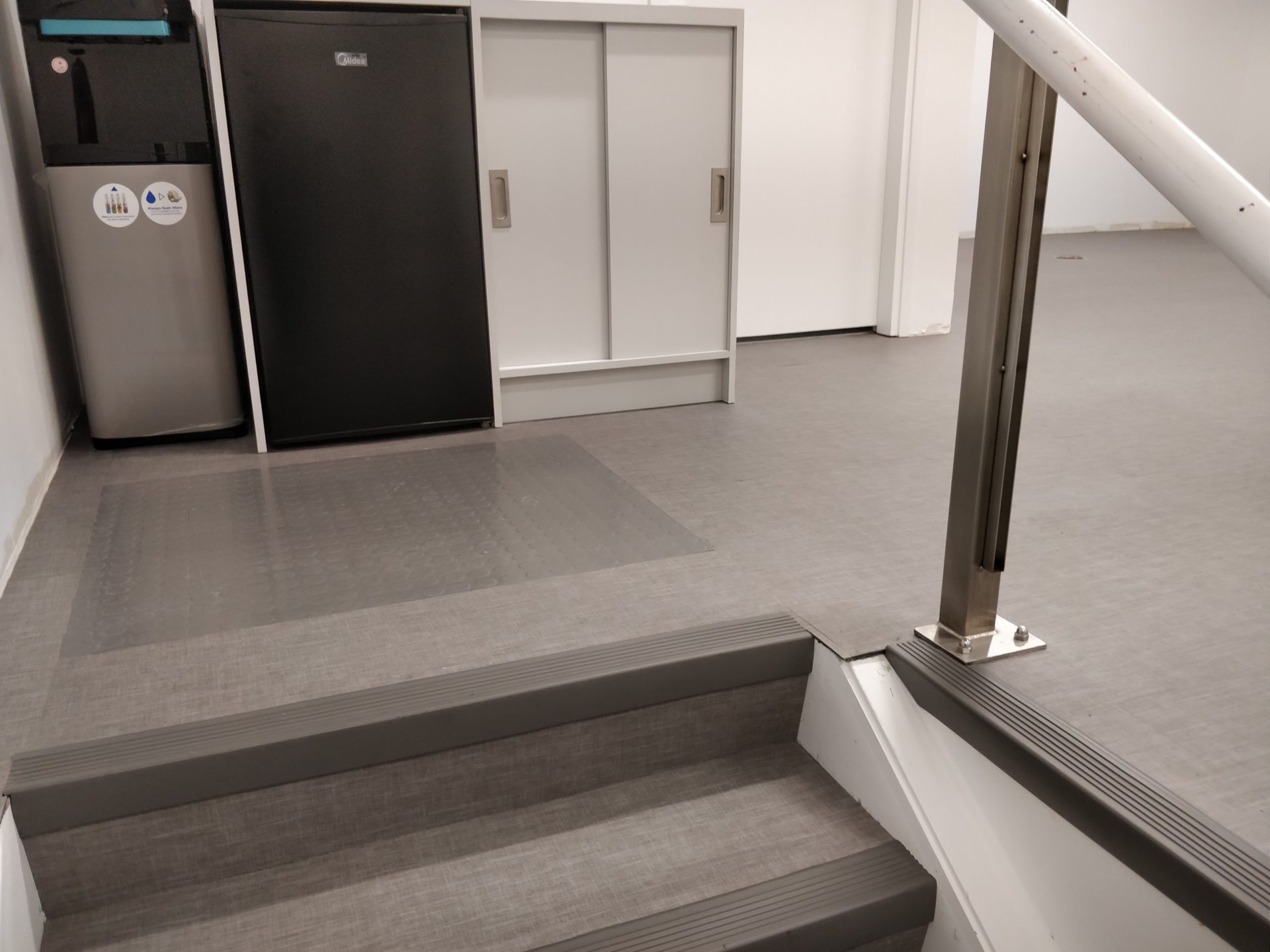 Commercial flooring installation