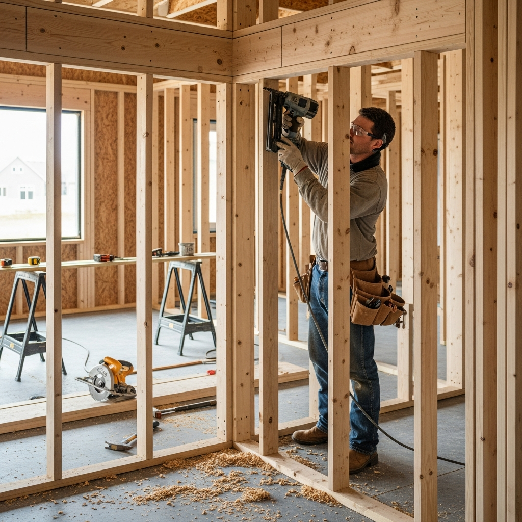Wood Framing work in Metro Vancouver